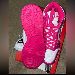 Nike high pink dunk